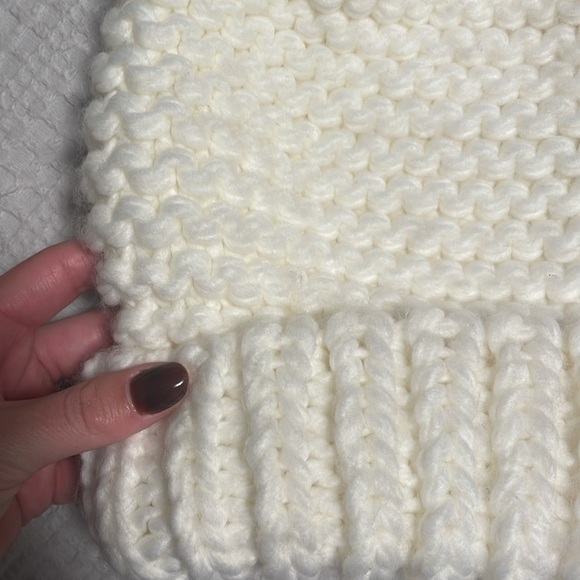 Free People Beanie with Puff - Picture 2 of 3